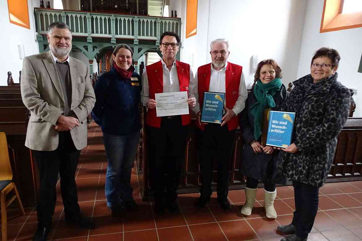 600 Euro Spende der Blaskapelle und Kirchengemeinde Sebexen 