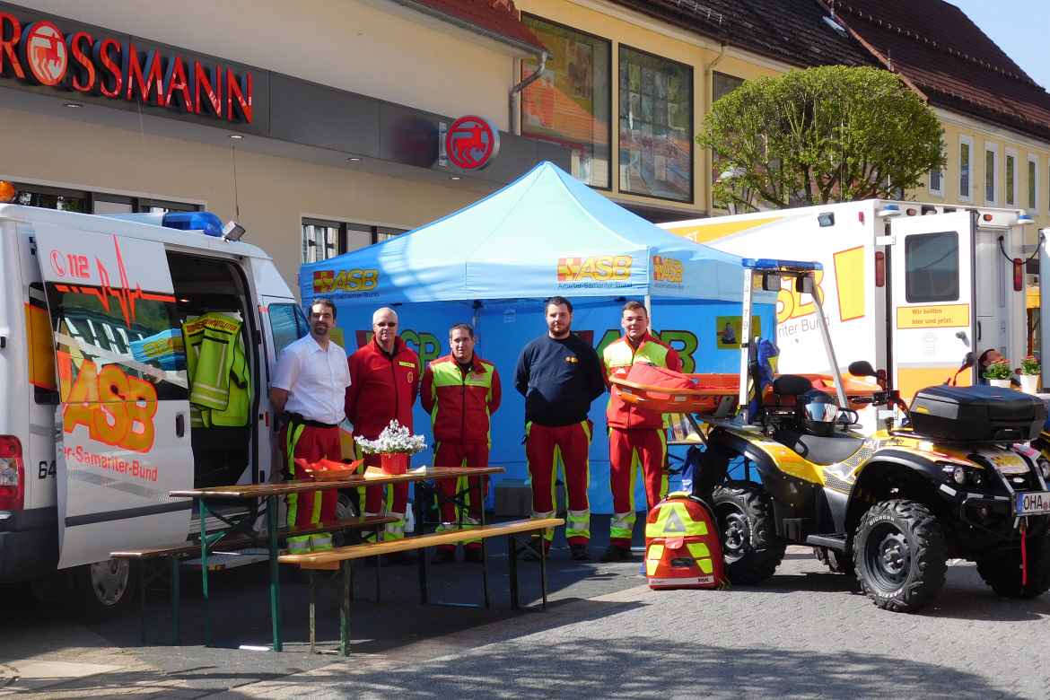 Der ASB beim Frühlingshappening in Bad Lauterberg